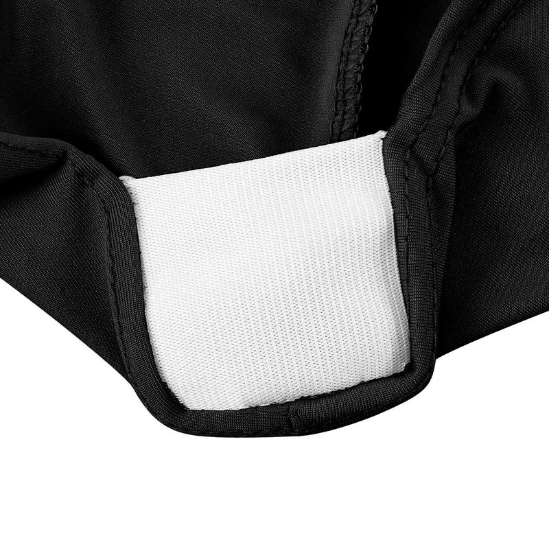 LZY Spandex Fitted Stretch Table Cover for 6 ft or 4ft or 8ft Folding Table, Rectangular Cocktail Tablecloth, Perfect for Party or Banquet (8FT Black) - Image 5